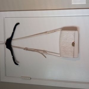 Women's Purse/Clutch Beige and Gold